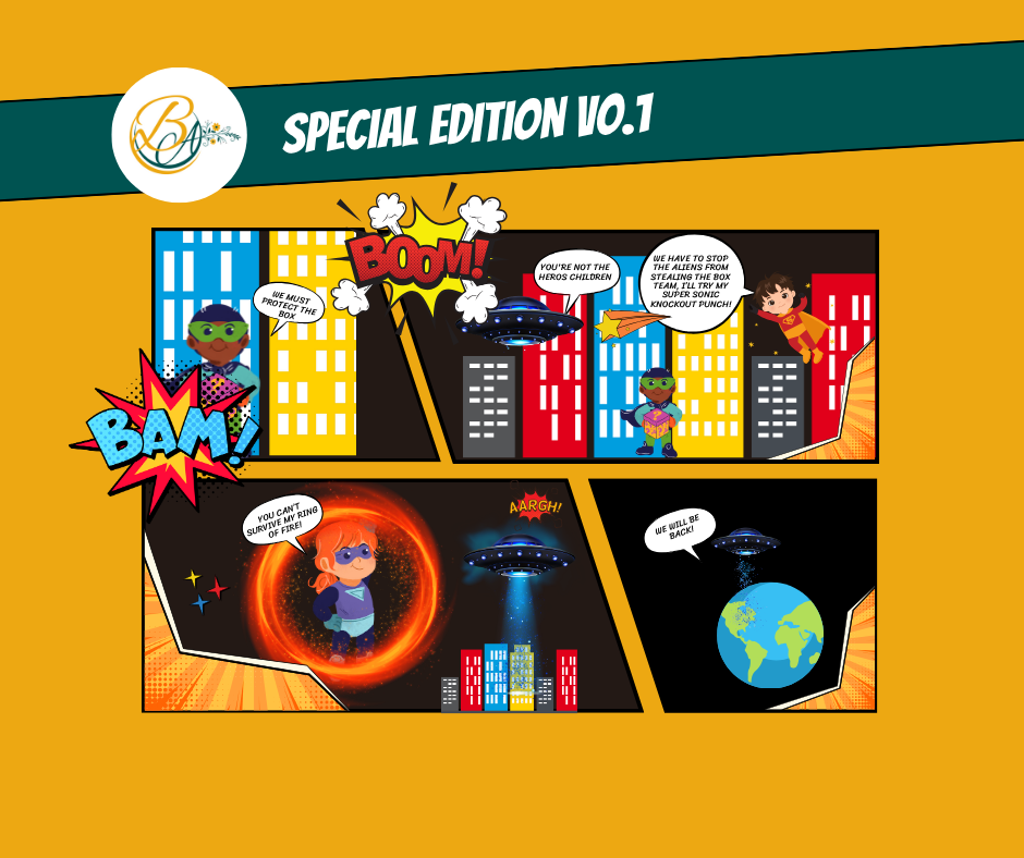 Yellow and Red Colorful Simple Superhero Comic - RA1319 (940 x 788 px) (940 x 788 px)